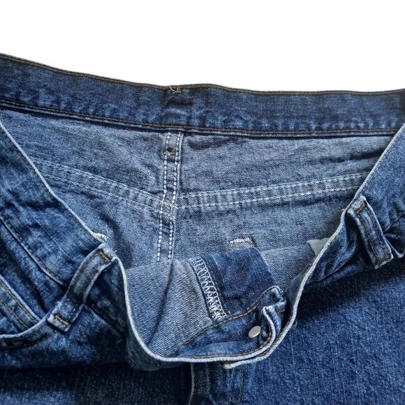 Riders by Lee Blue Jean Denim Shorts 80's High-Waist Mom Jeans 16 M - Picture 4 of 9